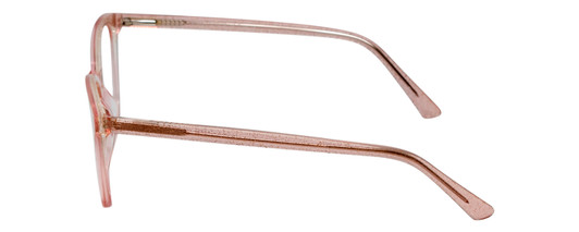 Vivid Designer Reading Eyeglasses Splash 75 in Pink Sparkle 52mm Custom Lens