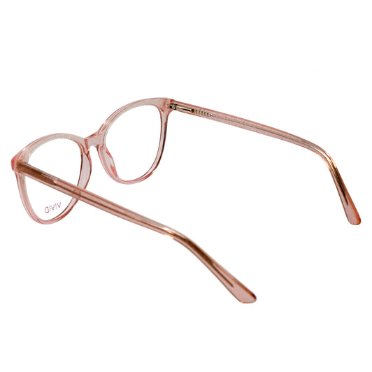 Vivid Designer Reading Eyeglasses Splash 75 in Pink Sparkle 52mm Custom Lens