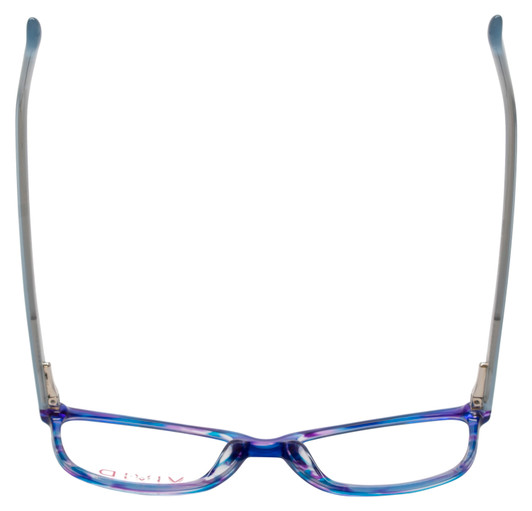 Vivid Designer Reading Eyeglasses 893 Marble Blue/Purple 52 mm Rx SV