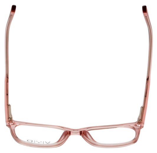 Vivid Designer Reading Eyeglasses 912 Crystal Rose Pink Clear 51 mm Bi-Focal