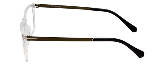 Vivid Designer Reading Eye Glasses 891 in Glossy Crystal Clear 55 mm Rx SV