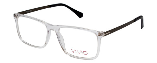 Vivid Designer Reading Eye Glasses 891 in Glossy Crystal Clear 55 mm Progressive