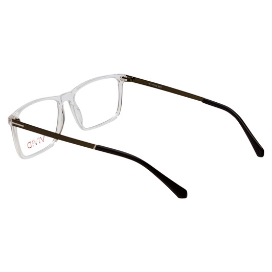 Vivid Designer Reading Eye Glasses 891 in Glossy Crystal Clear 55 mm Progressive