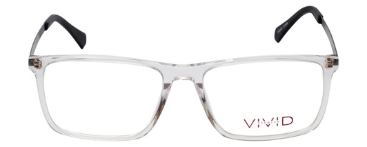 Vivid Designer Reading Eye Glasses 891 in Glossy Crystal Clear 55 mm Bi-Focal