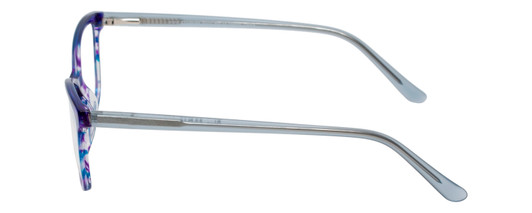 Vivid Designer Reading Eyeglasses 893 Marble Blue/Blue Light Filter + A/R Lenses