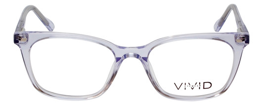 Profile View of Vivid Designer Reading Eyeglasses 912 Crystal/Blue Light Filter + A/R Lenses