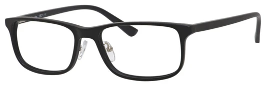Esquire EQ1531 Mens Rectangular Frame Eyeglasses in Matte Black 55 mm Bi-Focal