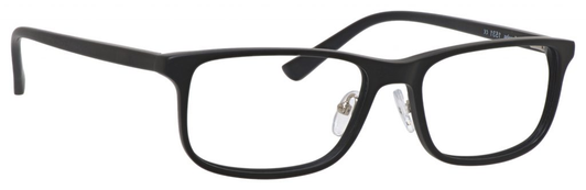 Esquire EQ1531 Men's Blue Light Filter+A/R Lenses Eyeglasses in Matte Black 55 m