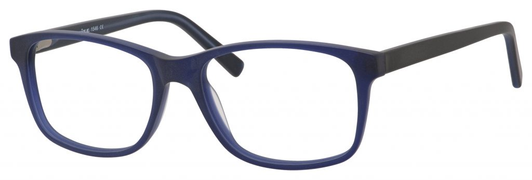 Esquire Men's EQ1546 Blue Light Filter+A/R Lenses Eyeglasses Blue and Black 54mm