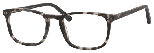 Esquire Unisex EQ1556 Oval Reading Eyeglasses in Black Grey Marble 51 mm RX SV