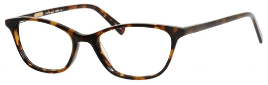 Ernest Hemingway H4666 Unisex Oval Frame Eyeglasses in Tortoise 49 mm Custom Lens