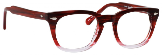 Hemingway H4668 Unisex Blue Light Blocking Filter+A/R Lenses in Burgundy Fade 48