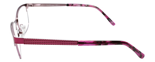 Ernest Hemingway H4686 Semi-Rimless Eyeglasses in Burgundy/Red 51 mm RX SV