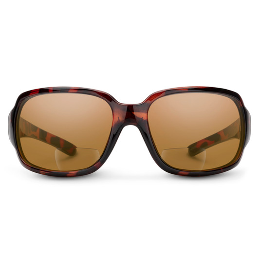 Suncloud Cookie Polarized Bi-Focal Reading Sunglasses Tortoise/Amber Front View