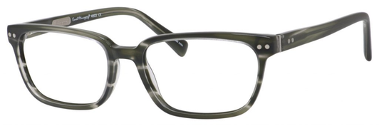 Ernest Hemingway H4803 Unisex Rectangular Frame Eyeglasses Stone 55 mm RX SV