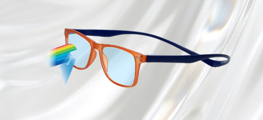 Ernest Hemingway Blue Light Filter&A/R Lenses H4822 Reading Glasses Purple 52 mm