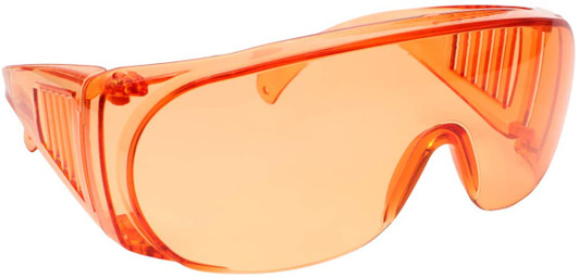 Calabria 1003 Anti Splash Safety Glasses Fitover w/ 100% UV PROTECTION IN ORANGE Calabria 1003 Anti Splash Safety Glasses Fitover w/ 100% UV PROTECTION IN ORANGE
