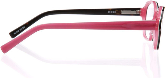 Eyebobs Haute Flash 2243 Square Unisex Reading EyeGlasses in Tortoise&Pink 46 mm