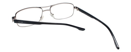 Donald Trump Designer Metal Reading Glasses DTR 04 in Gunmetal Silver Black 53mm