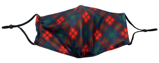 !Calabria Durable Cotton Lining Christmas Theme Face Mask Built In Filter Pocket