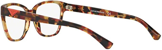 EMPORIA ARMANI Eye Glasses in Brown Spot Raspberry EA3094-5541-52 mm Custom Lens