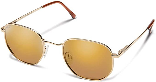 Suncloud Del Ray Polarized Sunglasses by Smith Hexagon Metal Pilot in 4 OPTION