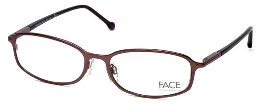 Profile View of FACE Stockholm Blush 1302-5408 Designer Blue Light Block Reading Glasses Purple