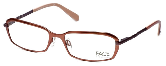 Profile View of FACE Stockholm Believe 1311-5402 Blue Light Blocking Reading Glasses in Copper N