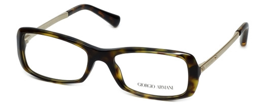 Profile View of Giorgio Armani Blue Light Blocking Reading Glasses AR7011-5026 51mm in Tortoise