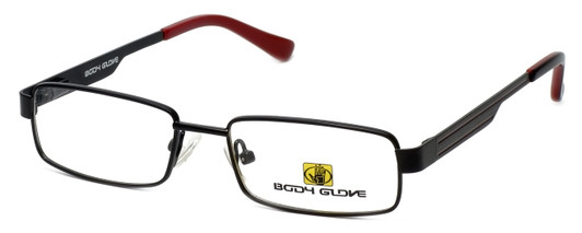Profile View of Body Glove Designer Blue Light Blocking Reading Glasses BB127 in Black KIDS SIZE