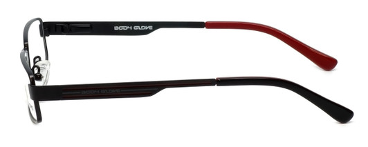 Side View of Lucky Brand Designer Blue Light Block Reading Glasses Beach Trip Burgundy 49mm N