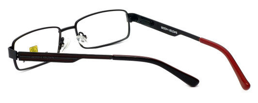 Close up View of Lucky Brand Designer Blue Light Block Reading Glasses Beach Trip Burgundy 49mm N