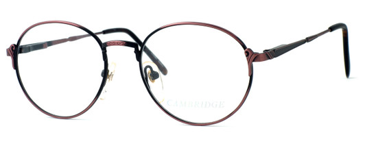 Profile View of Fashion Optical Blue Light Blocking Glasses Cambridge in Antique Rose 50mm