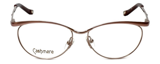 Front View of Silver Dollar Designer Blue Light Block Reading Glasses Cashmere 459 Blush 52mm
