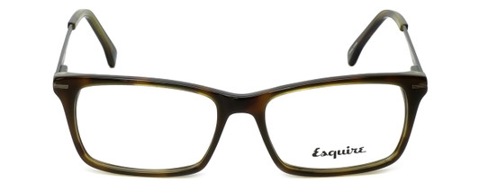 Front View of Eddie Bauer Designer Blue Light Blocking Reading Glasses EB8290 Brown Fade 50mm