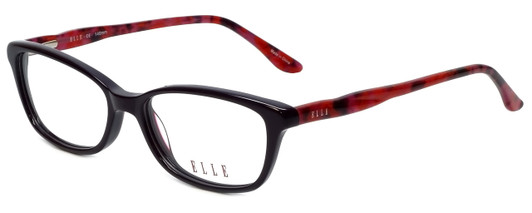 Profile View of Elle Designer Blue Light Block Reading Glasses EL13339-VO Violet 53mm 20 Powers