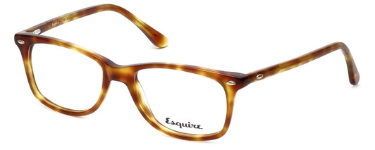 Profile View of Esquire Designer Blue Light Blocking Reading Glasses EQ1508 Tortoise 51mm /Power