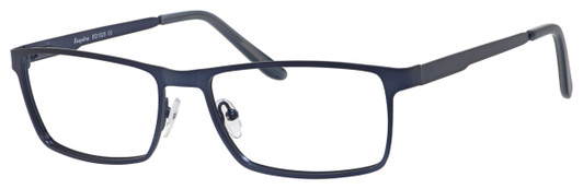 Profile View of Esquire Designer Blue Light Blocking Reading Glasses EQ1525-SNV Satin Navy 56mm