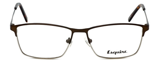 Front View of Esquire Designer Blue Light Blocking Reading Glasses EQ1537-MBK Matte Black 54mm