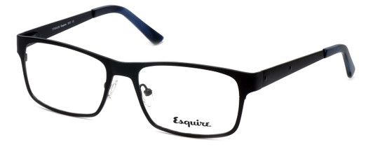 Profile View of Esquire Designer Blue Light Blocking Reading Glasses EQ8651 Black 54mm 20 Powers