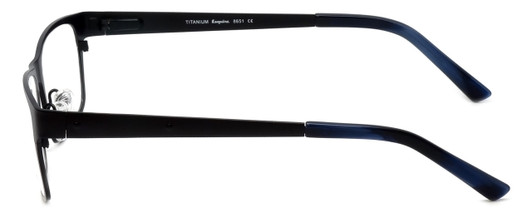 Side View of Esprit Designer Blue Light Block Reading Glasses ET17345-531 Red 47mm 20 Powers