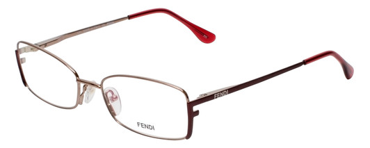 Profile View of Fendi Designer Blue Light Blocking Reading Glasses F960-770 Bronze 52mm 20 Power