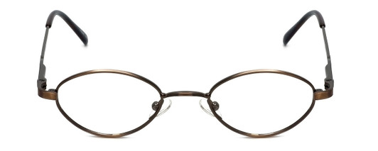 Flex Collection Designer Blue Light Block Reading Glasses FL-66 Ant-Brown 44mm