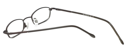 Close up View of Calabria FlexPlus 62 Ant Gold Amber Designer Blue Light Blocking Reading Glasses Close up View of Calabria FlexPlus 62 Ant Gold Amber Designer Blue Light Blocking Reading Glasses