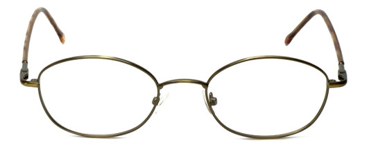 Front View of Calabria FlexPlus 84 Matte Black Designer Blue Light Blocking Reading Glasses Ne