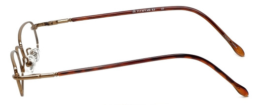 FlexPlus Designer Blue Light Blocking Reading Glasses Model 93 Brown-Satin 44mm