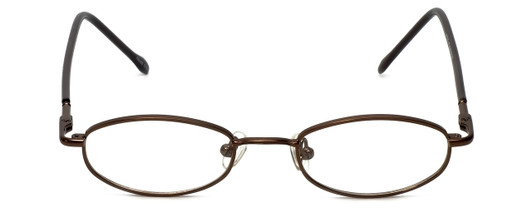 FlexPlus Designer Blue Light Blocking Reading Glasses Model 96 Shiny-Brown 43mm