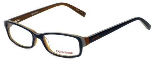Profile View of Converse Designer Blue Light Blocking Reading Glasses Gamer Navy 47mm 20 Powers