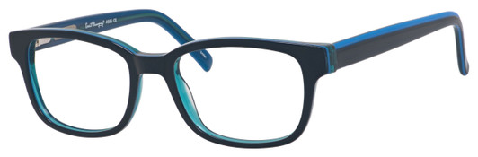 Profile View of Ernest Hemingway Designer Blue Light Block Reading Glasses H4689-BLU 49mm /Power