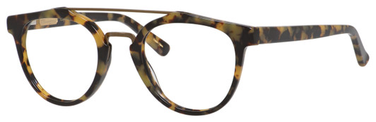 Profile View of Ernest Hemingway Blue Light Blocking Reading Glasses H4804-ANT in Antique 47mm N